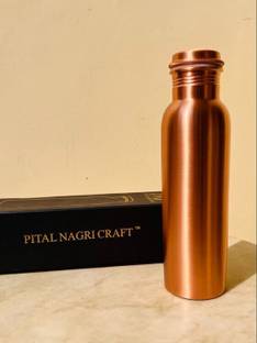 Copper Bottle | 1 Litre | Plain | Improves Digestion