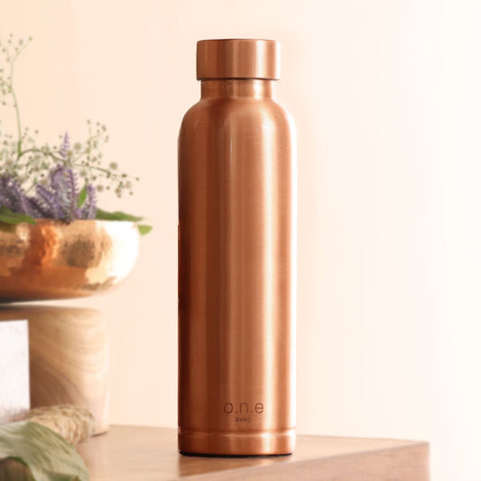 Copper Bottle | 1 Litre | Plain | Improves Digestion