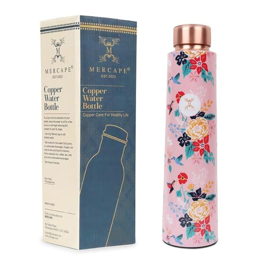 Embrace Wellness Copper Water Bottle| 1 Litre | Plain | Improves Digestion